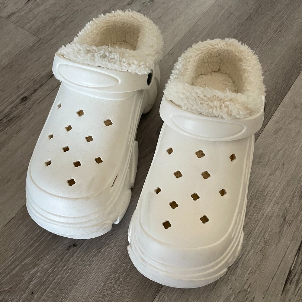Platform Croc Inspired Shoes
